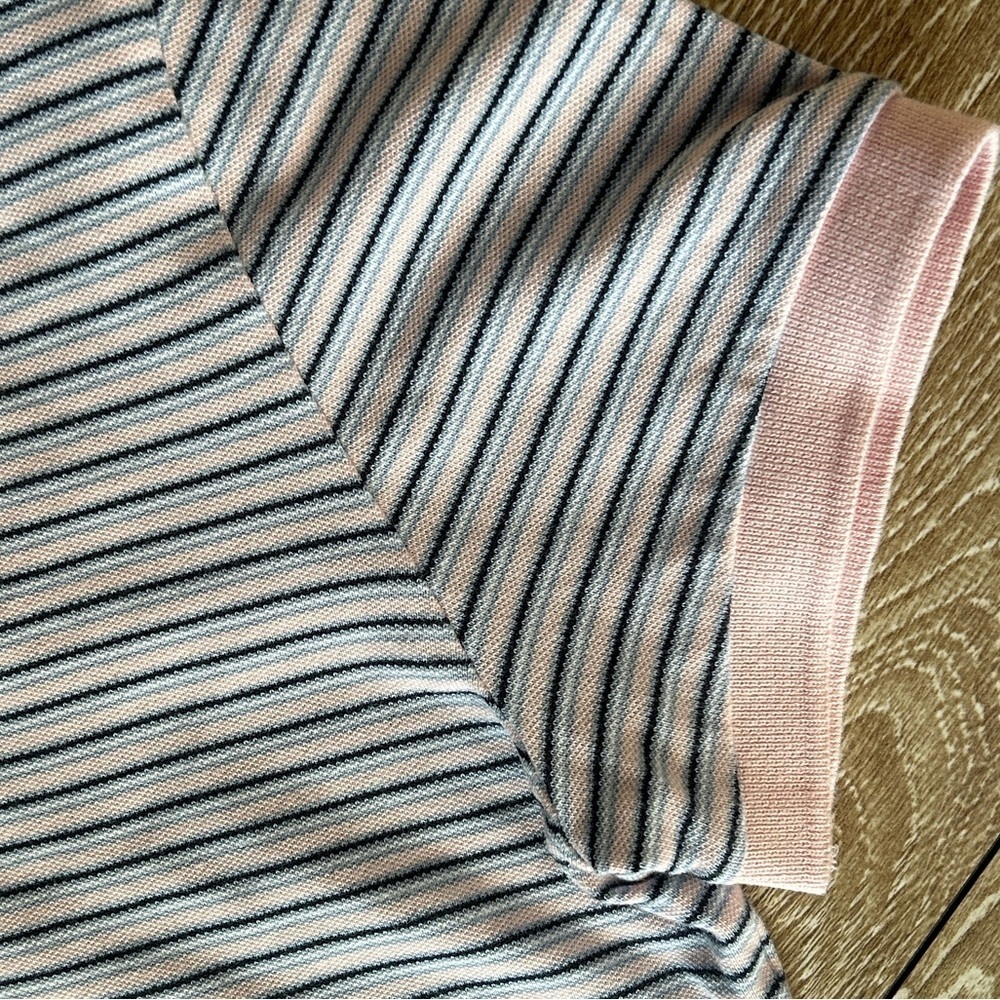 Levi's Pink and Blue  Striped Shirt - Picture 4 of 8